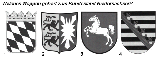 Picture for question 301. The answer options refer to the numbered pictures.